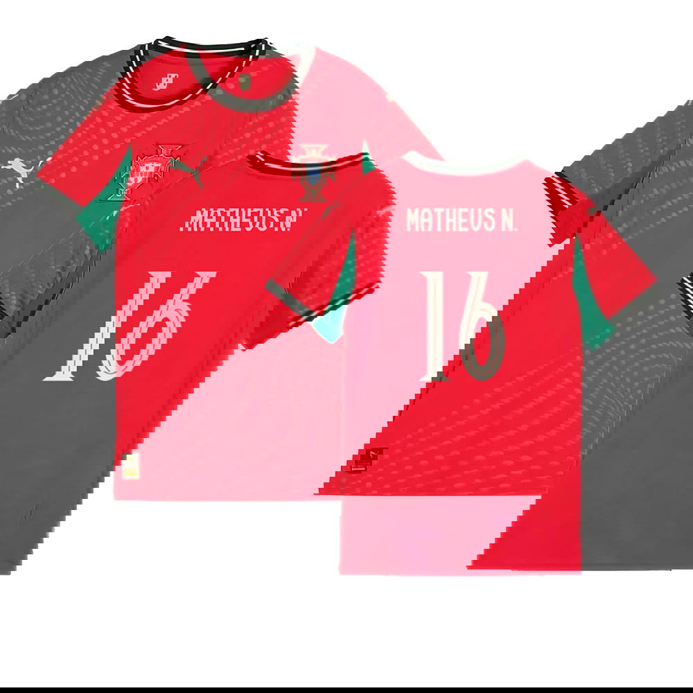 2025-2026 Portugal Womens Team Home Shirt (Ladies) (Matheus N. 16)