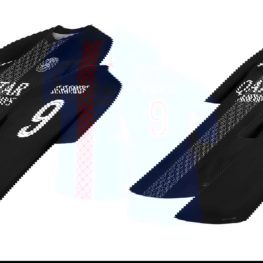 2025-2026 PSG Home Dri-Fit ADV Authentic Shirt (G.Ramos 9)