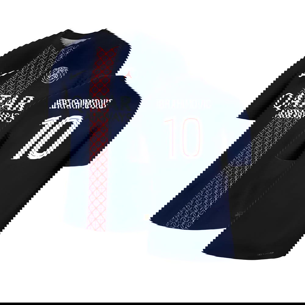 2025-2026 PSG Home Dri-Fit ADV Authentic Shirt (Ibrahimovic 10)