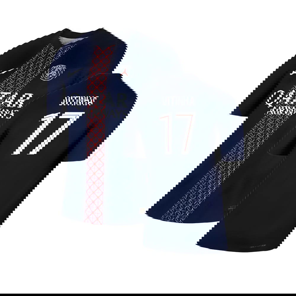 2025-2026 PSG Home Dri-Fit ADV Authentic Shirt (Vitinha 17)