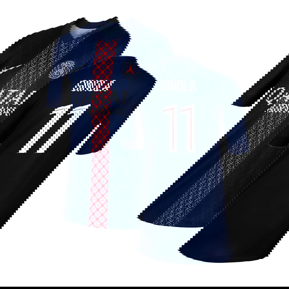 2025-2026 PSG Paris Saint Germain Home Shirt (Kids) (Ginola 11)