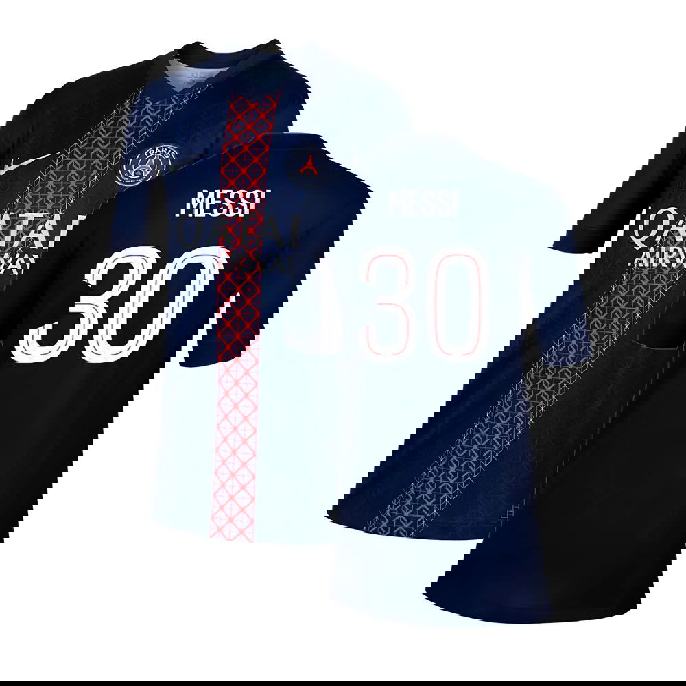 2025-2026 PSG Paris Saint Germain Home Shirt (Kids) (Messi 30)