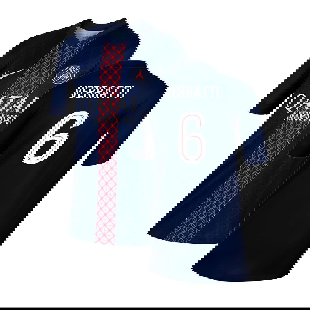 2025-2026 PSG Paris Saint Germain Home Shirt (Kids) (Verratti 6)