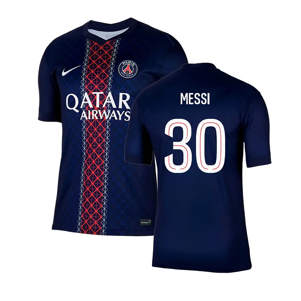2025-2026 PSG Paris Saint Germain Home Shirt (Messi 30)