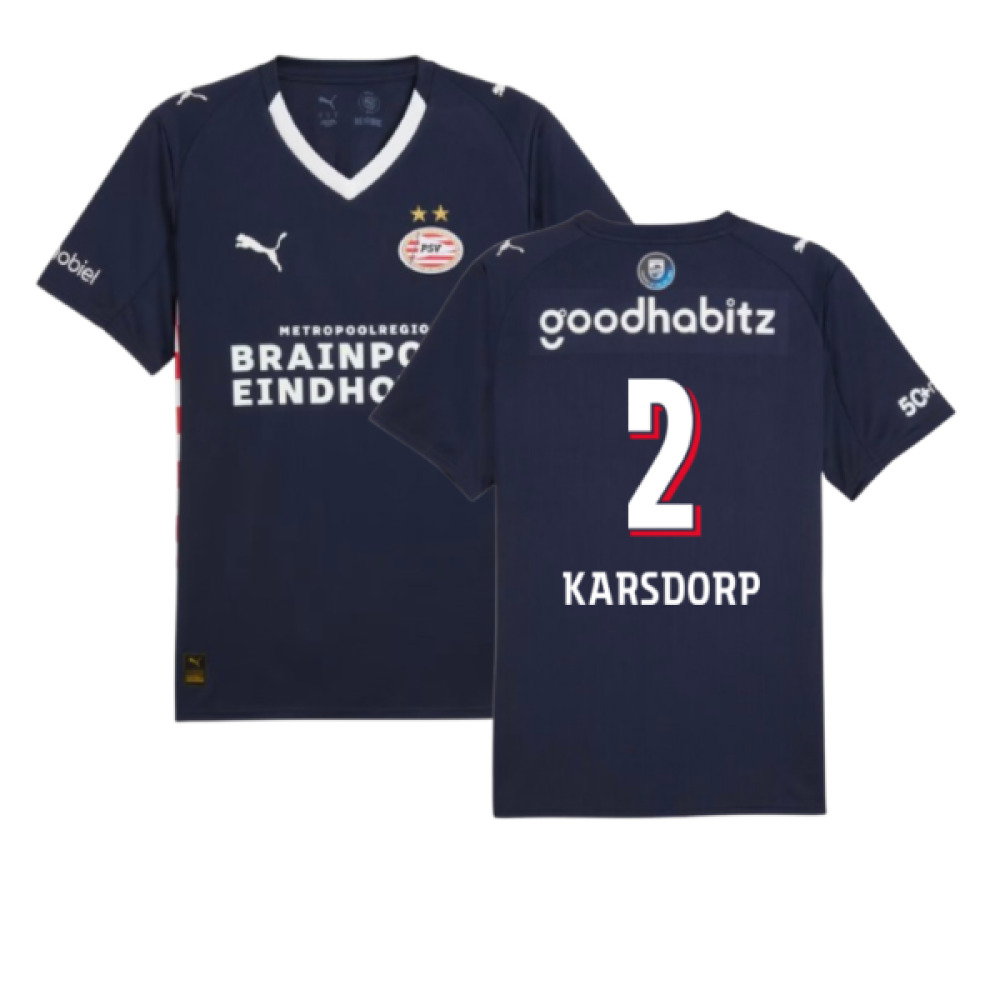 2025-2026 PSV Eindhoven Away Shirt (Karsdorp 2)
