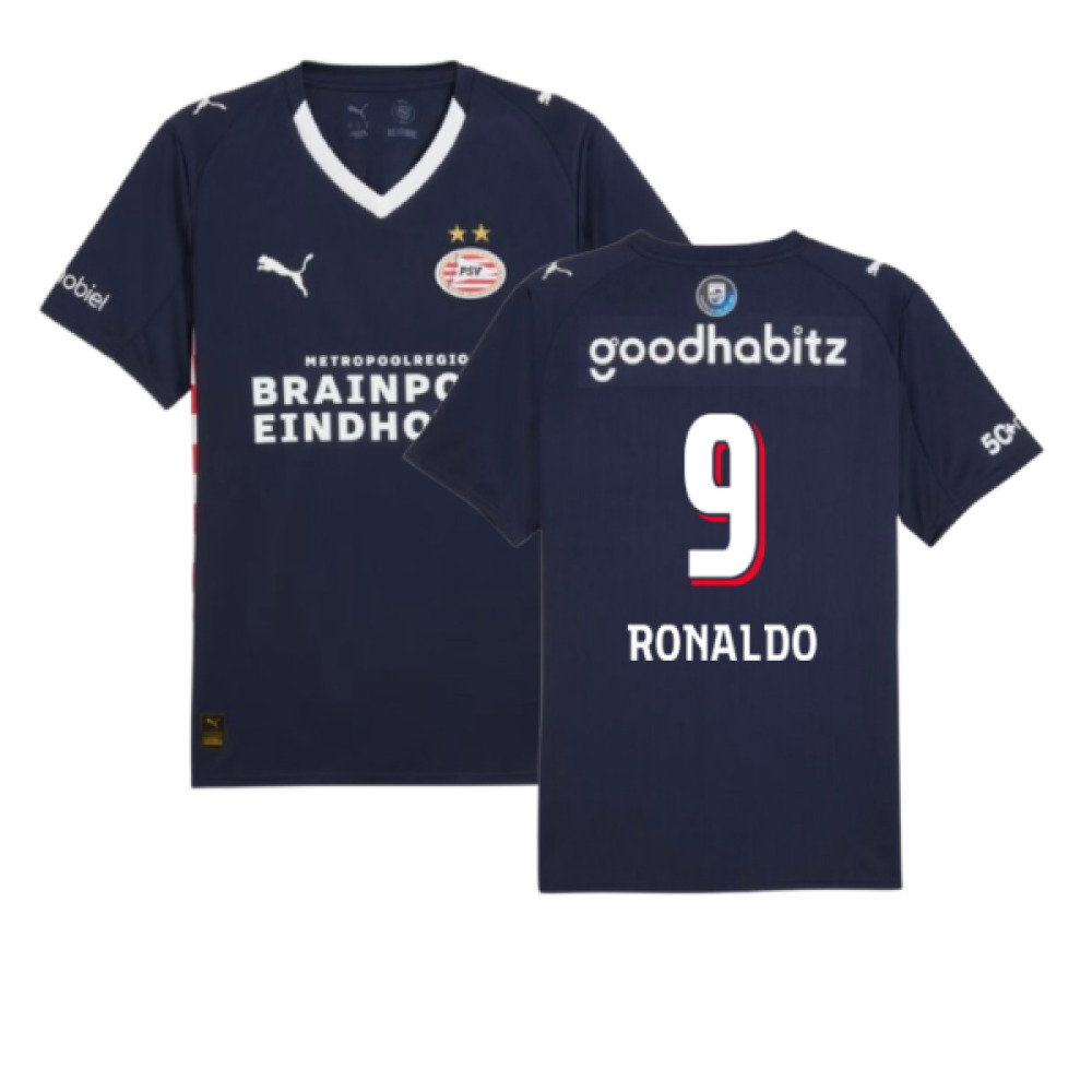2025-2026 PSV Eindhoven Away Shirt (Ronaldo 9)