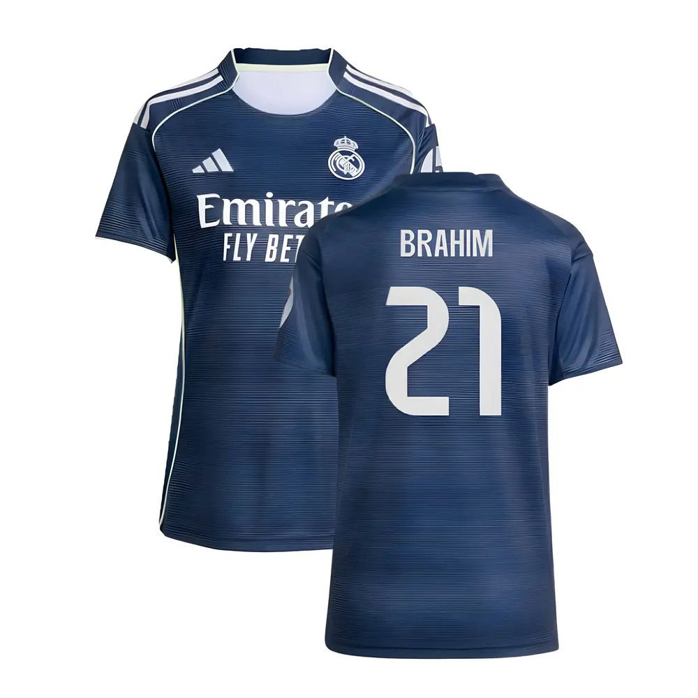 2025-2026 Real Madrid Authentic Away Shirt (Womens) (Brahim 21)