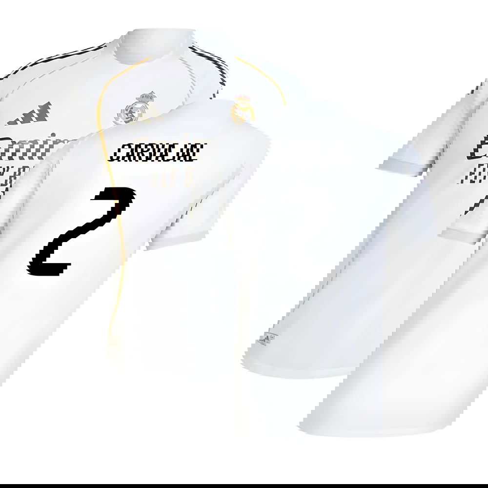 2025-2026 Real Madrid Authentic Home Shirt (Carvajal 2)