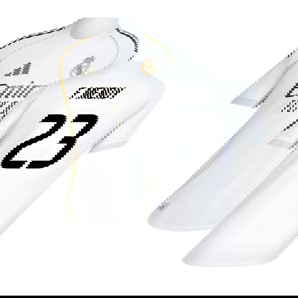 2025-2026 Real Madrid Authentic Home Shirt (F.Mendy 23)