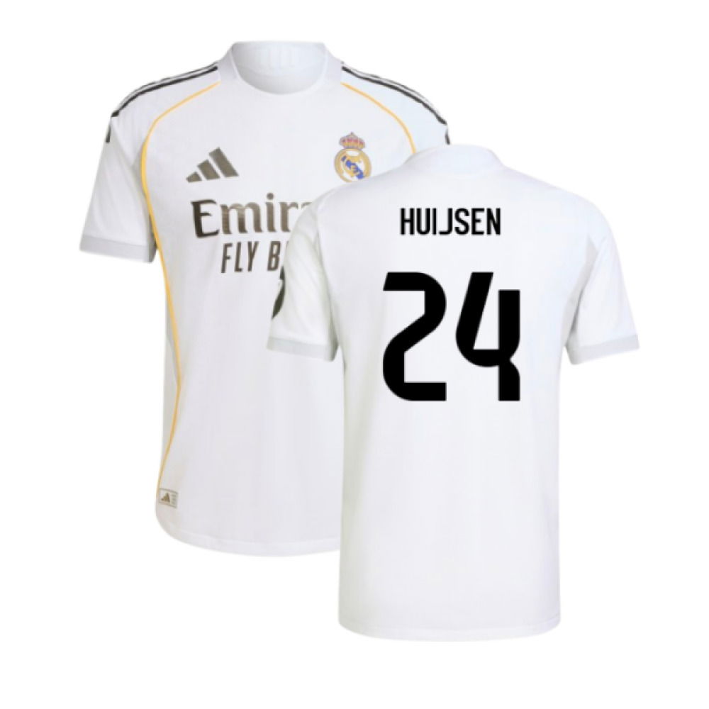 2025-2026 Real Madrid Authentic Home Shirt (Huijsen 24)