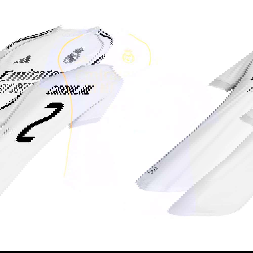 2025-2026 Real Madrid Authentic Home Shirt (Womens) (Carvajal 2)