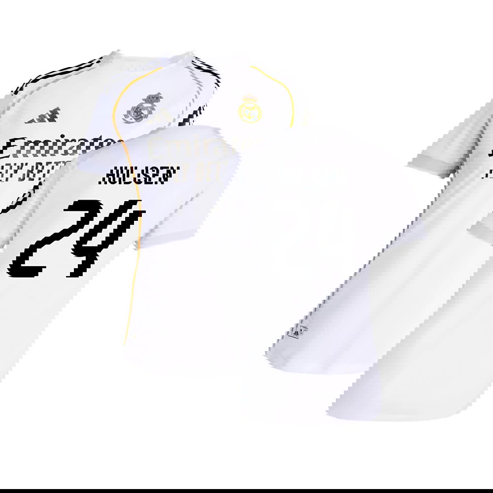 2025-2026 Real Madrid Authentic Home Shirt (Womens) (Huijsen 24)