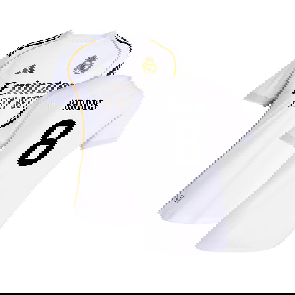 2025-2026 Real Madrid Authentic Home Shirt (Womens) (Kroos 8)