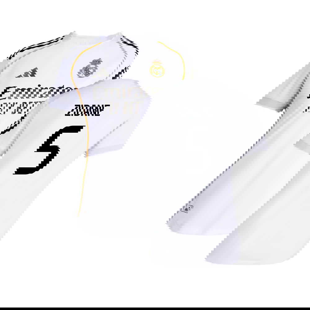 2025-2026 Real Madrid Authentic Home Shirt (Womens) (Zidane 5)