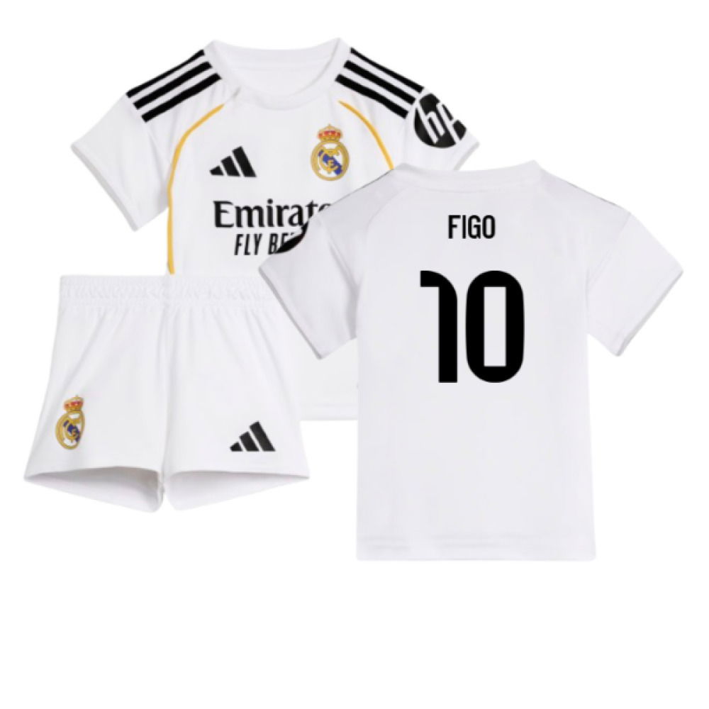 2025-2026 Real Madrid Home Baby Kit (Figo 10)