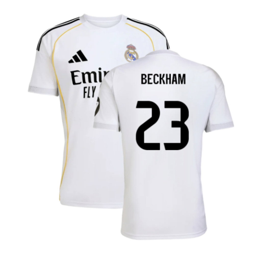 2025-2026 Real Madrid Home Shirt (Beckham 23)