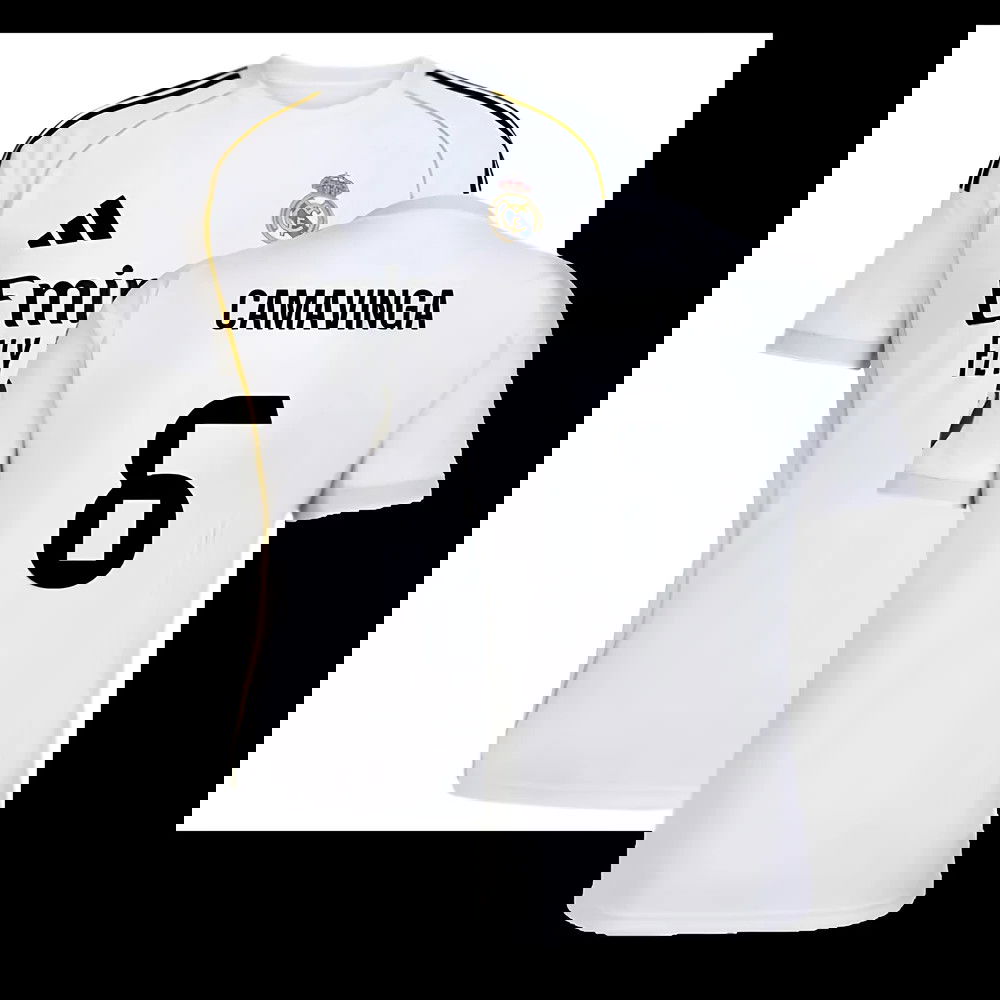 2025-2026 Real Madrid Home Shirt (Camavinga 6)