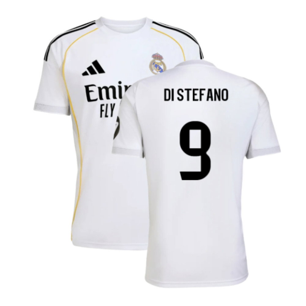 2025-2026 Real Madrid Home Shirt (Di Stefano 9)