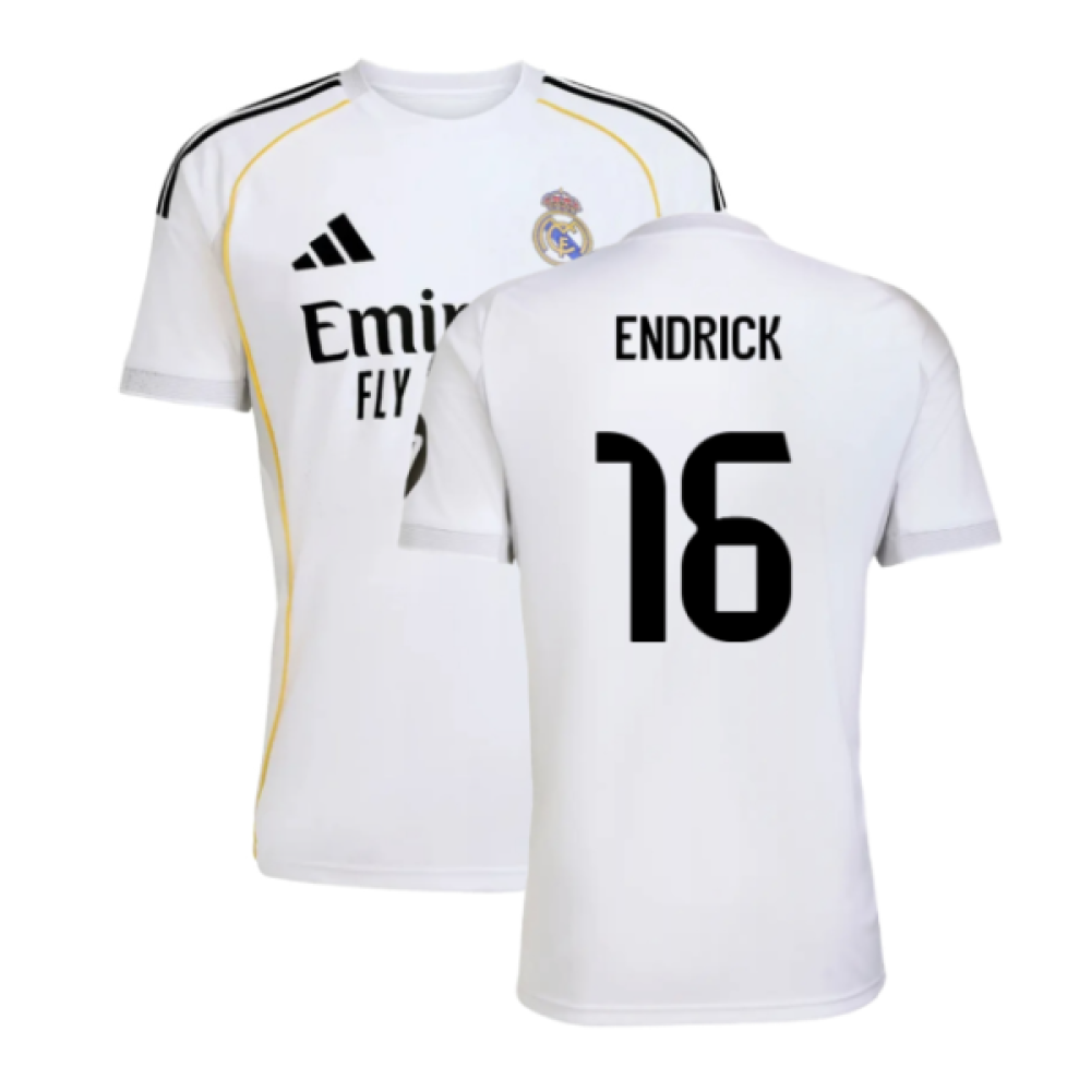 2025-2026 Real Madrid Home Shirt (Endrick 16)