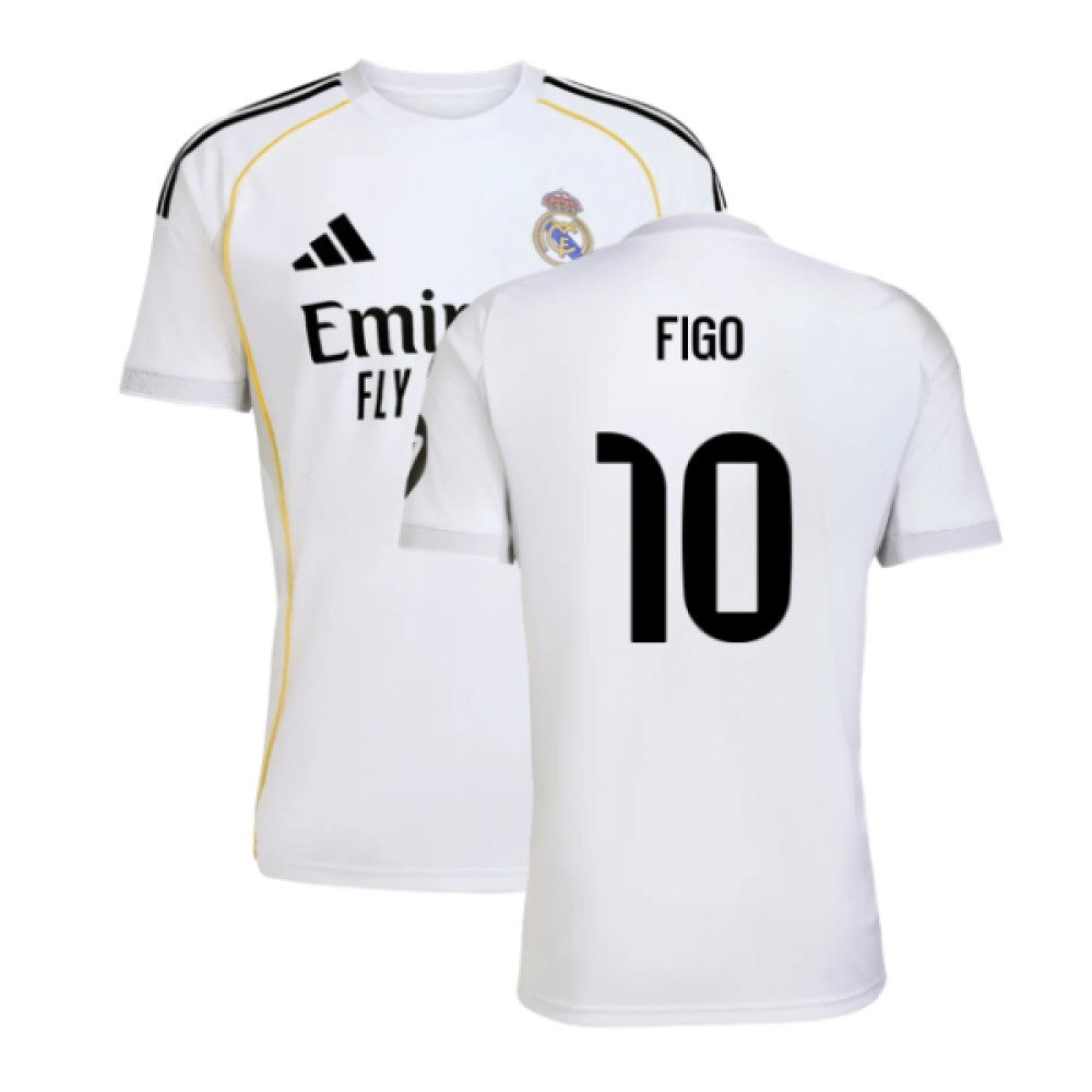 2025-2026 Real Madrid Home Shirt (Figo 10)