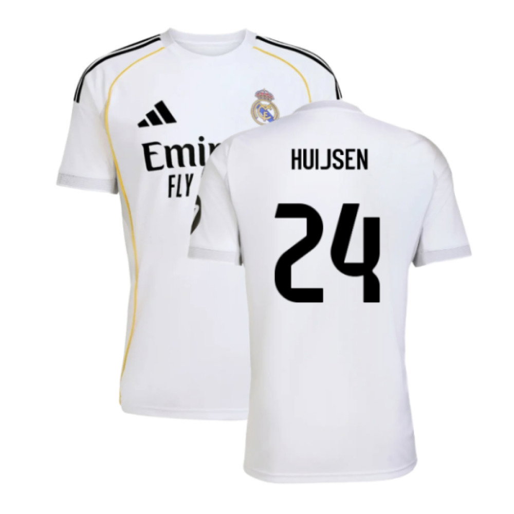 2025-2026 Real Madrid Home Shirt (Huijsen 24)