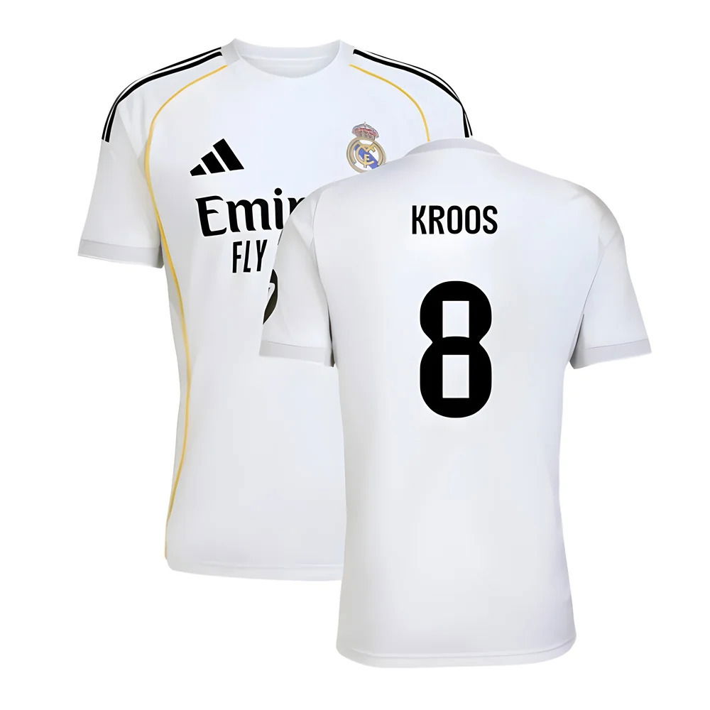 2025-2026 Real Madrid Home Shirt (Kroos 8)