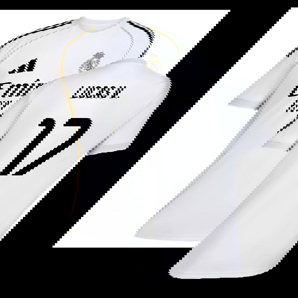 2025-2026 Real Madrid Home Shirt (Lucas V. 17)