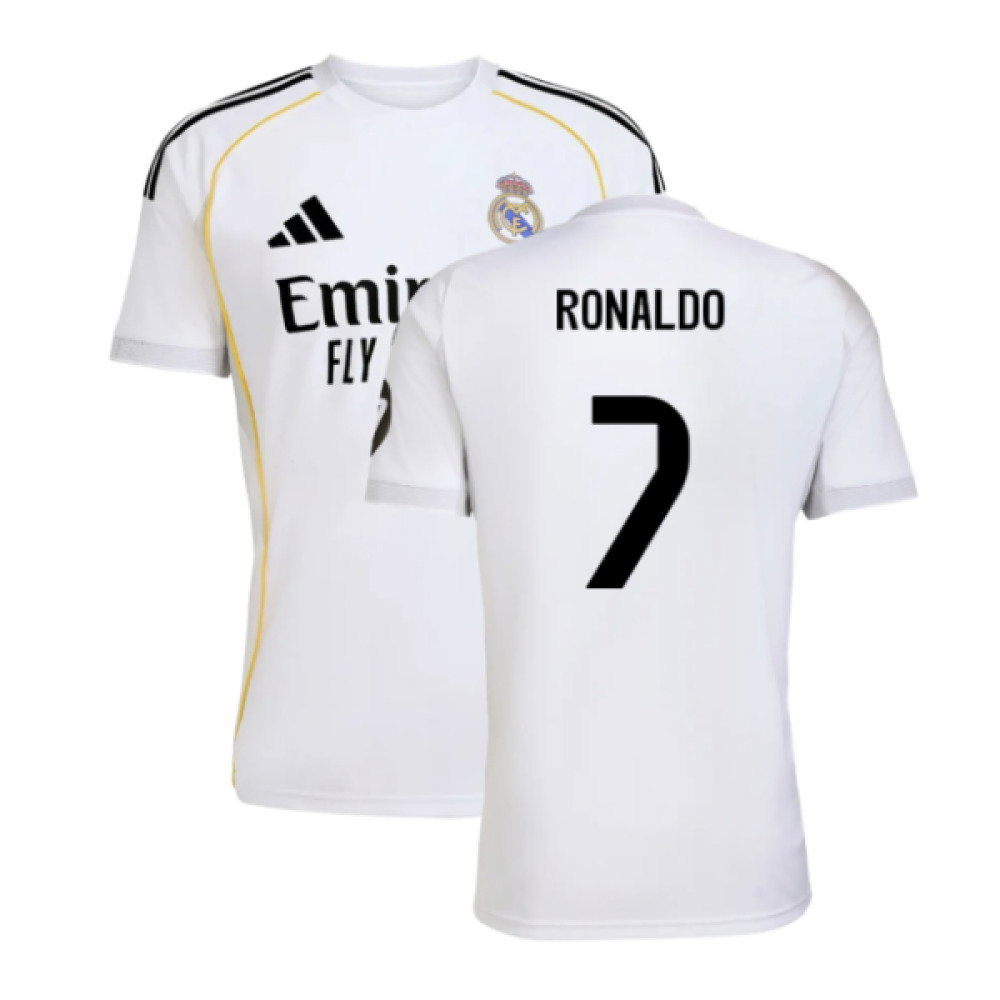 2025-2026 Real Madrid Home Shirt (Ronaldo 7)