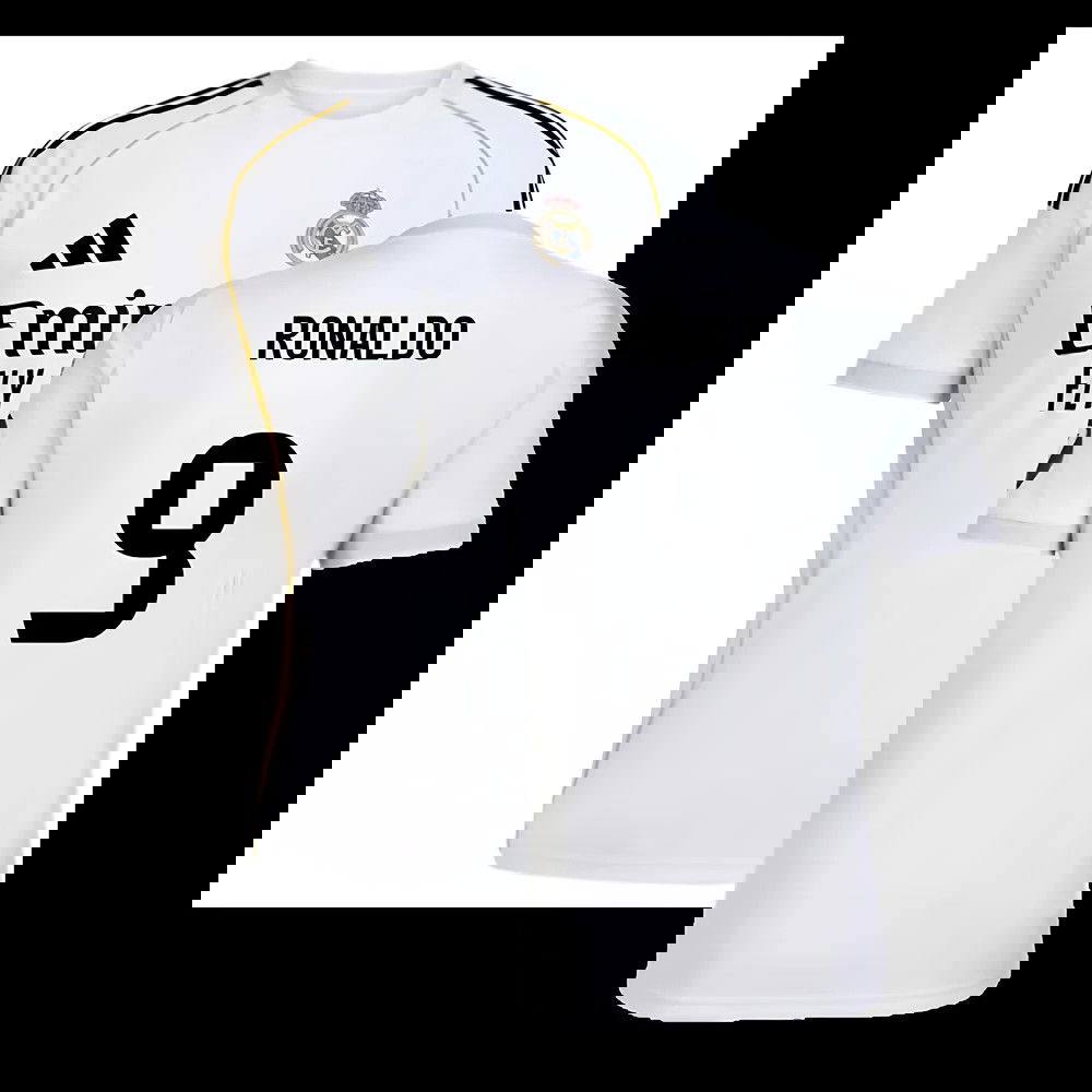 2025-2026 Real Madrid Home Shirt (Ronaldo 9)