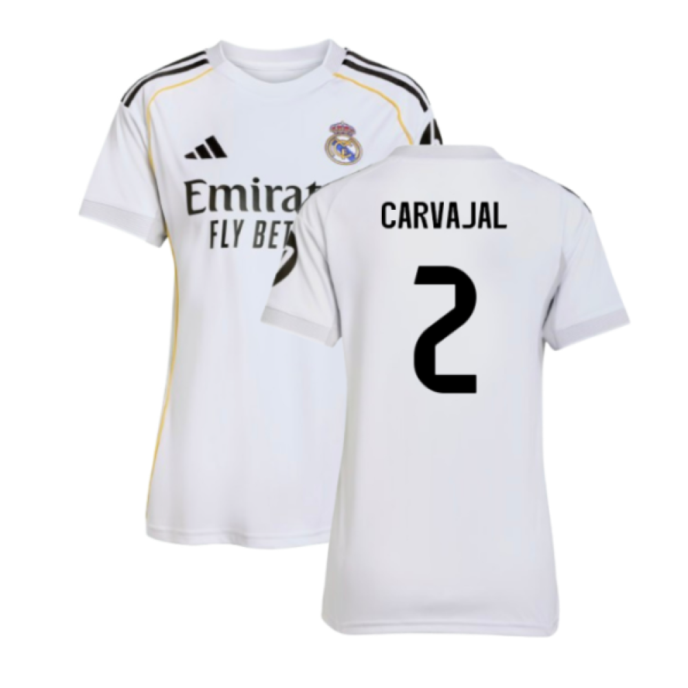 2025-2026 Real Madrid Home Shirt (Womens) (Carvajal 2)