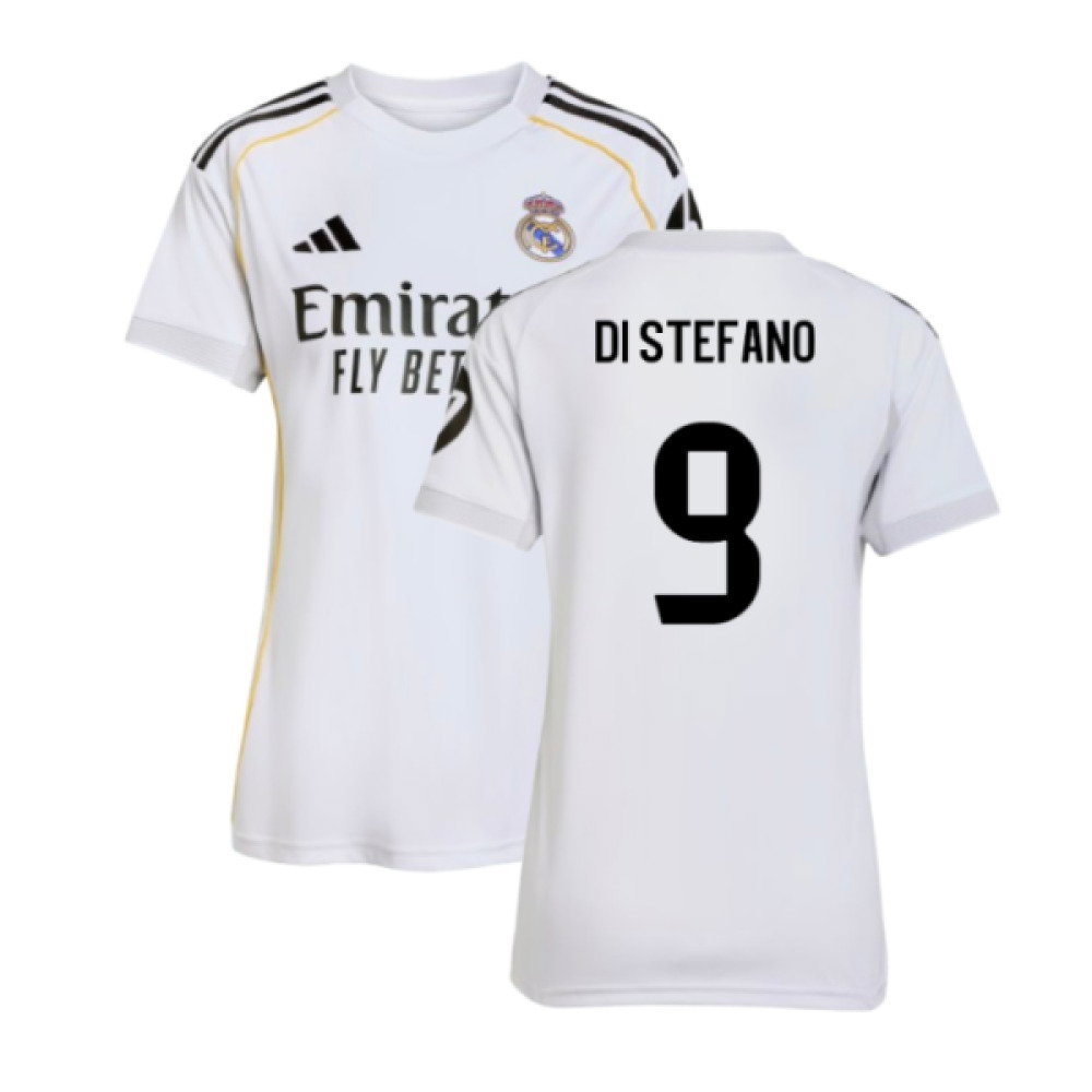 2025-2026 Real Madrid Home Shirt (Womens) (Di Stefano 9)