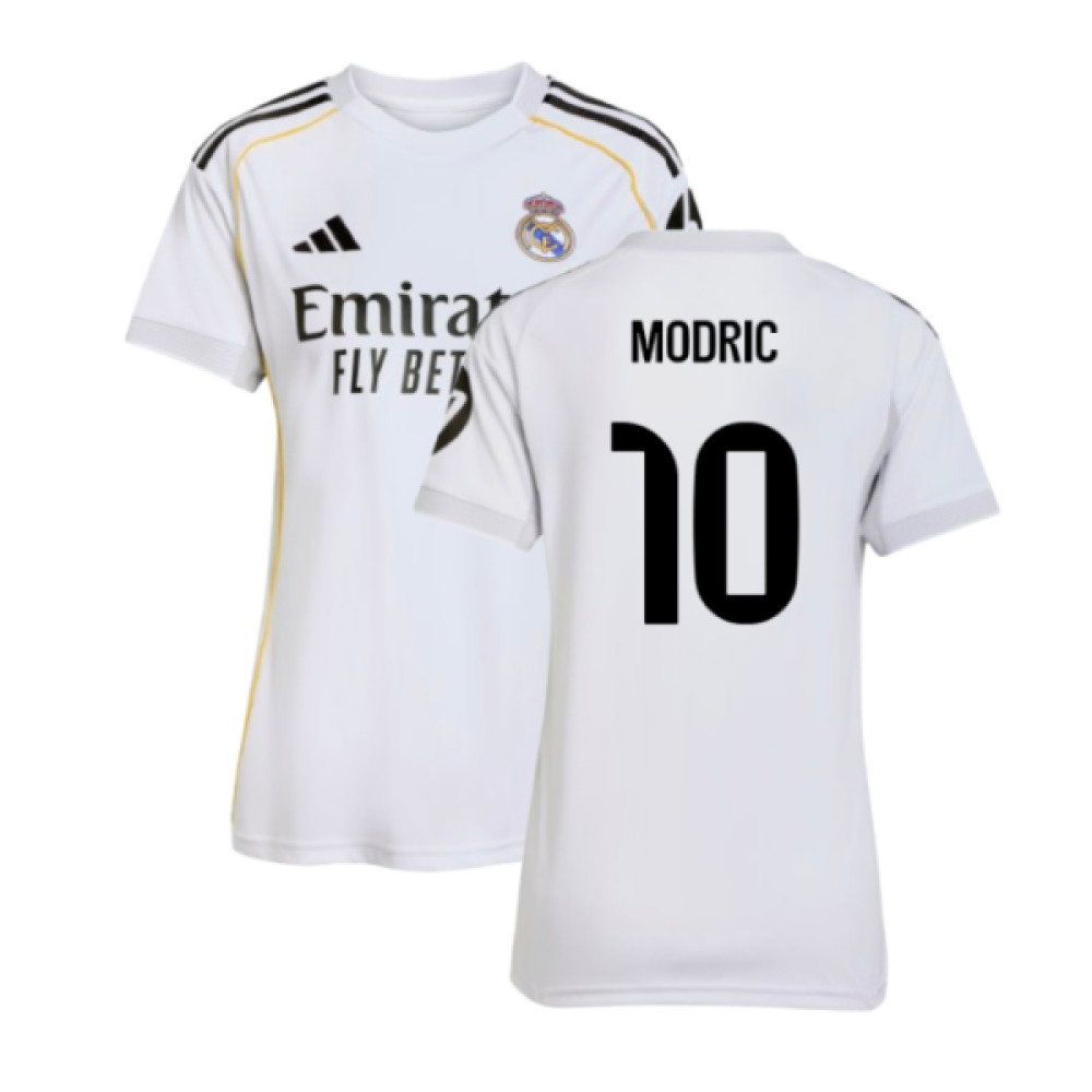 2025-2026 Real Madrid Home Shirt (Womens) (Modric 10)
