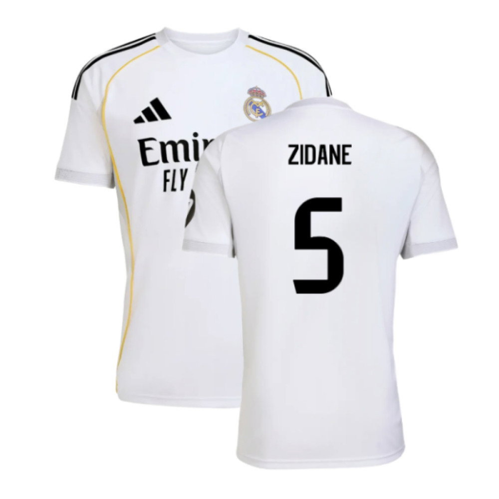 2025-2026 Real Madrid Home Shirt (Zidane 5)