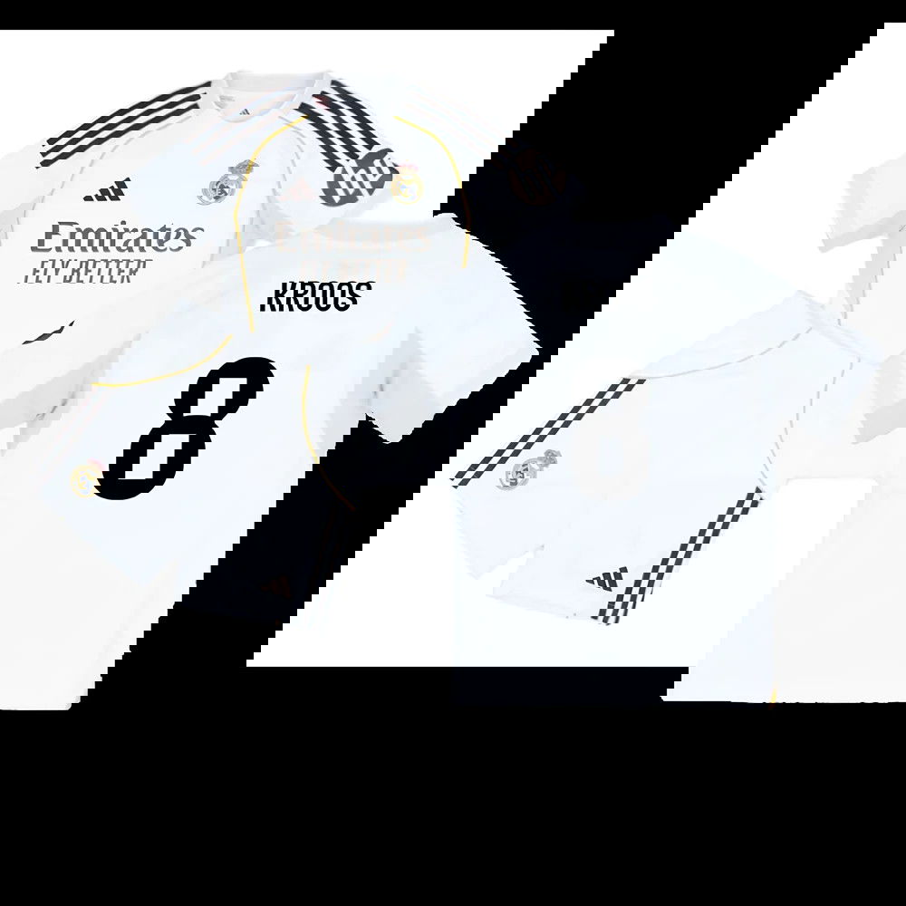 2025-2026 Real Madrid Home Youth Kit (Kroos 8)