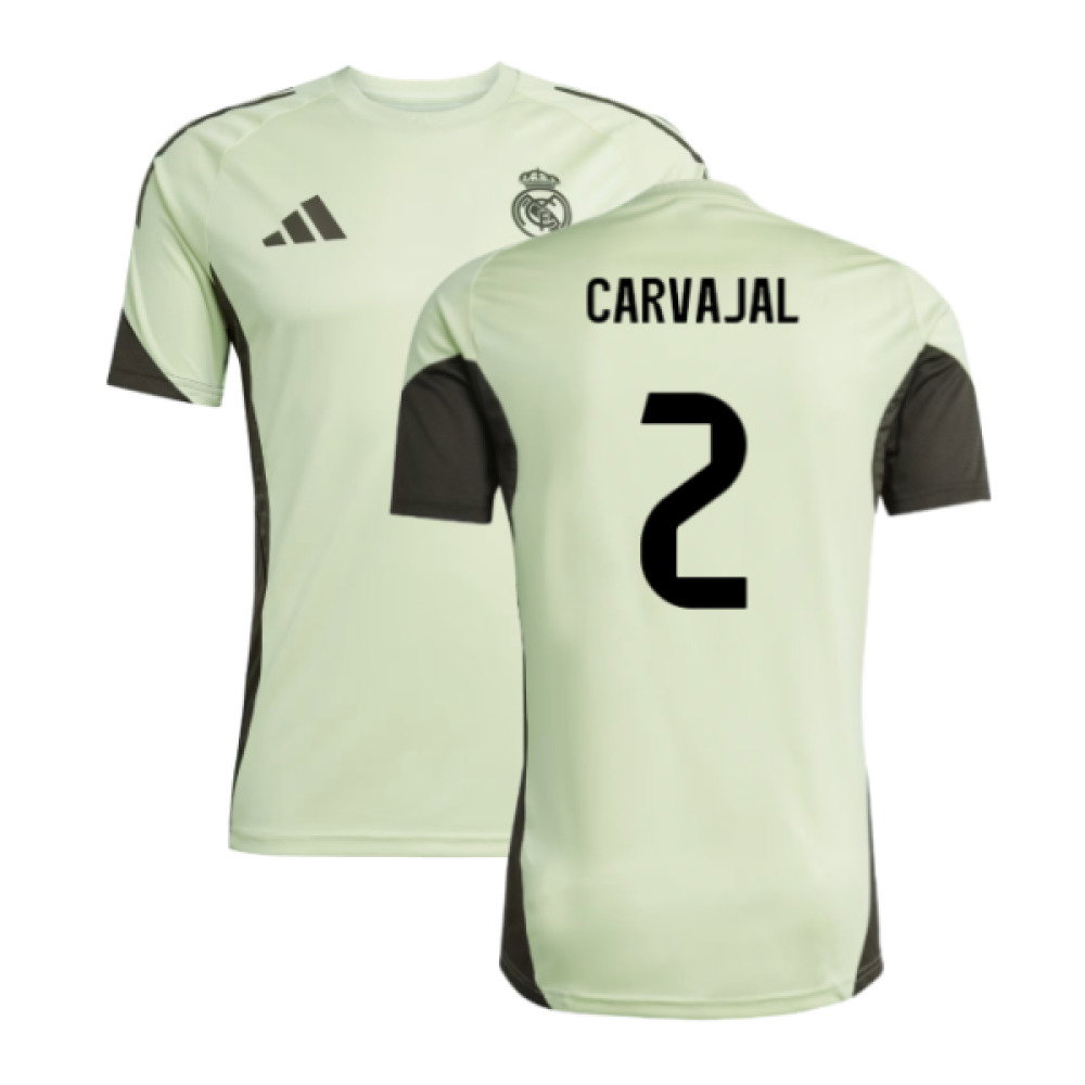 2025-2026 Real Madrid Training Jersey (Almost Lime) (Carvajal 2)