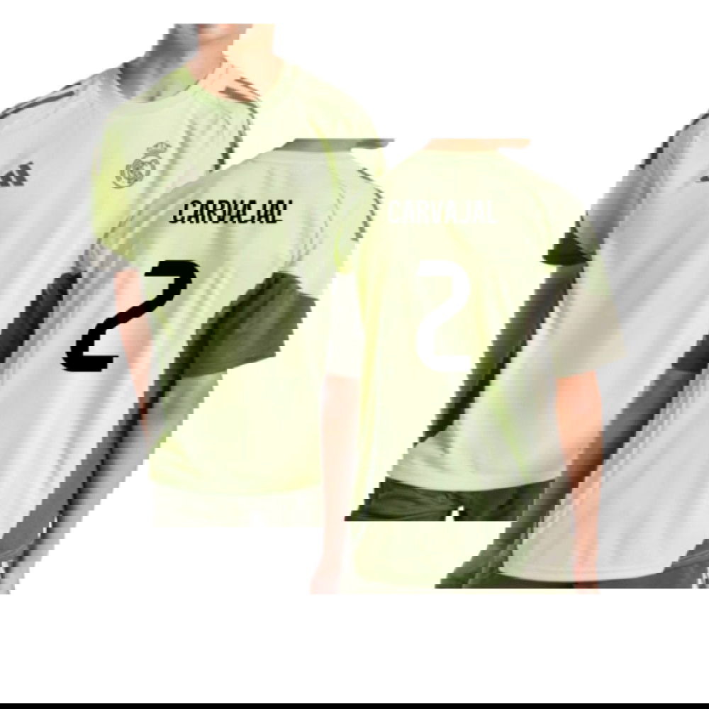 2025-2026 Real Madrid Training Jersey (Almost Lime) - Kids (Carvajal 2)
