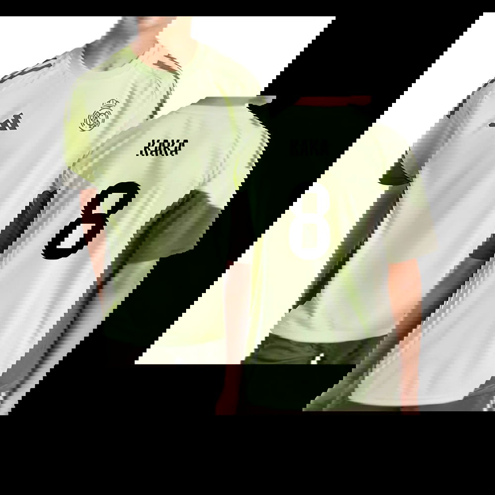 2025-2026 Real Madrid Training Jersey (Almost Lime) - Kids (Kaka 8)