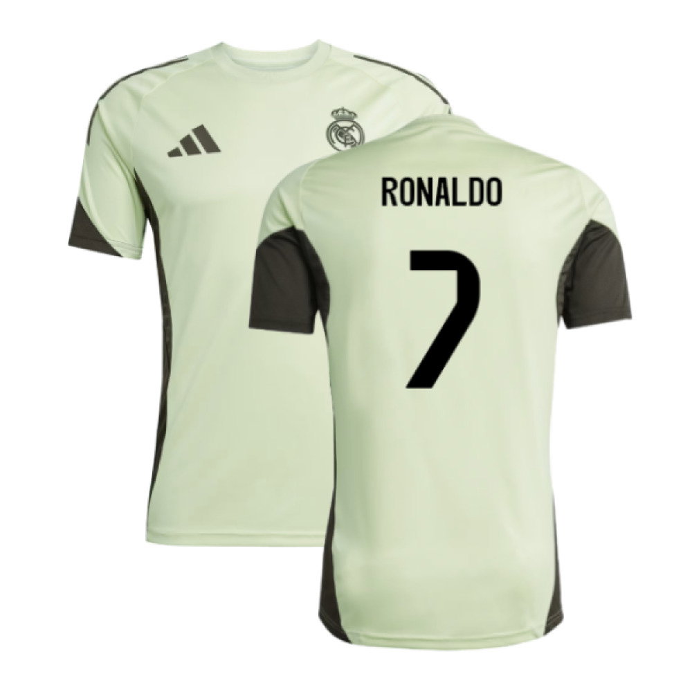 2025-2026 Real Madrid Training Jersey (Almost Lime) (Ronaldo 7)