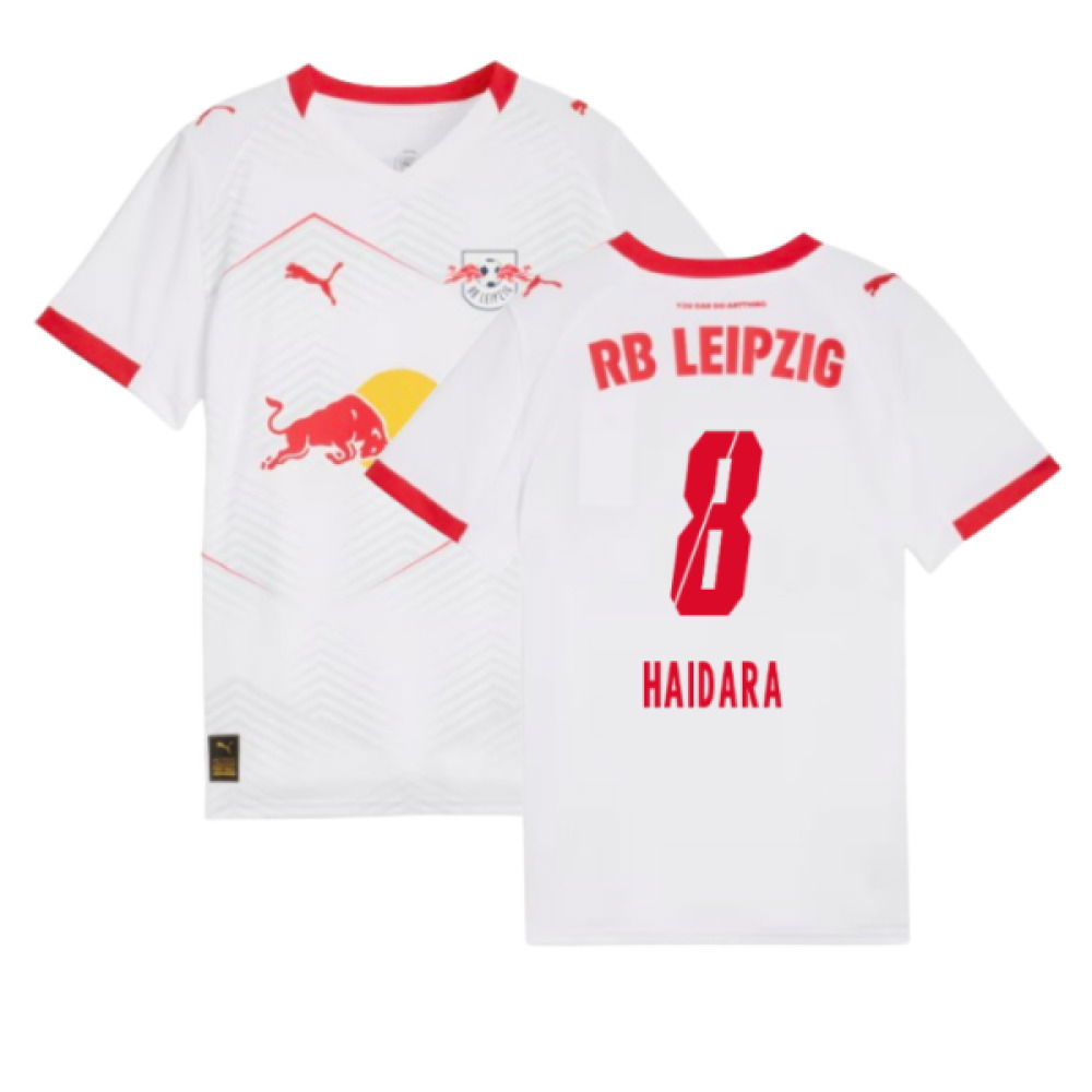 2025-2026 Red Bull Leipzig Home Shirt (Kids) (Haidara 8)