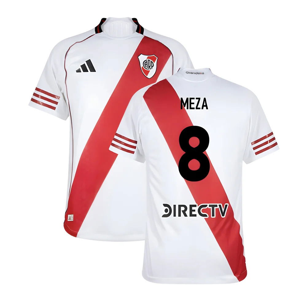 2025-2026 River Plate Authentic Home Shirt (Meza 8)