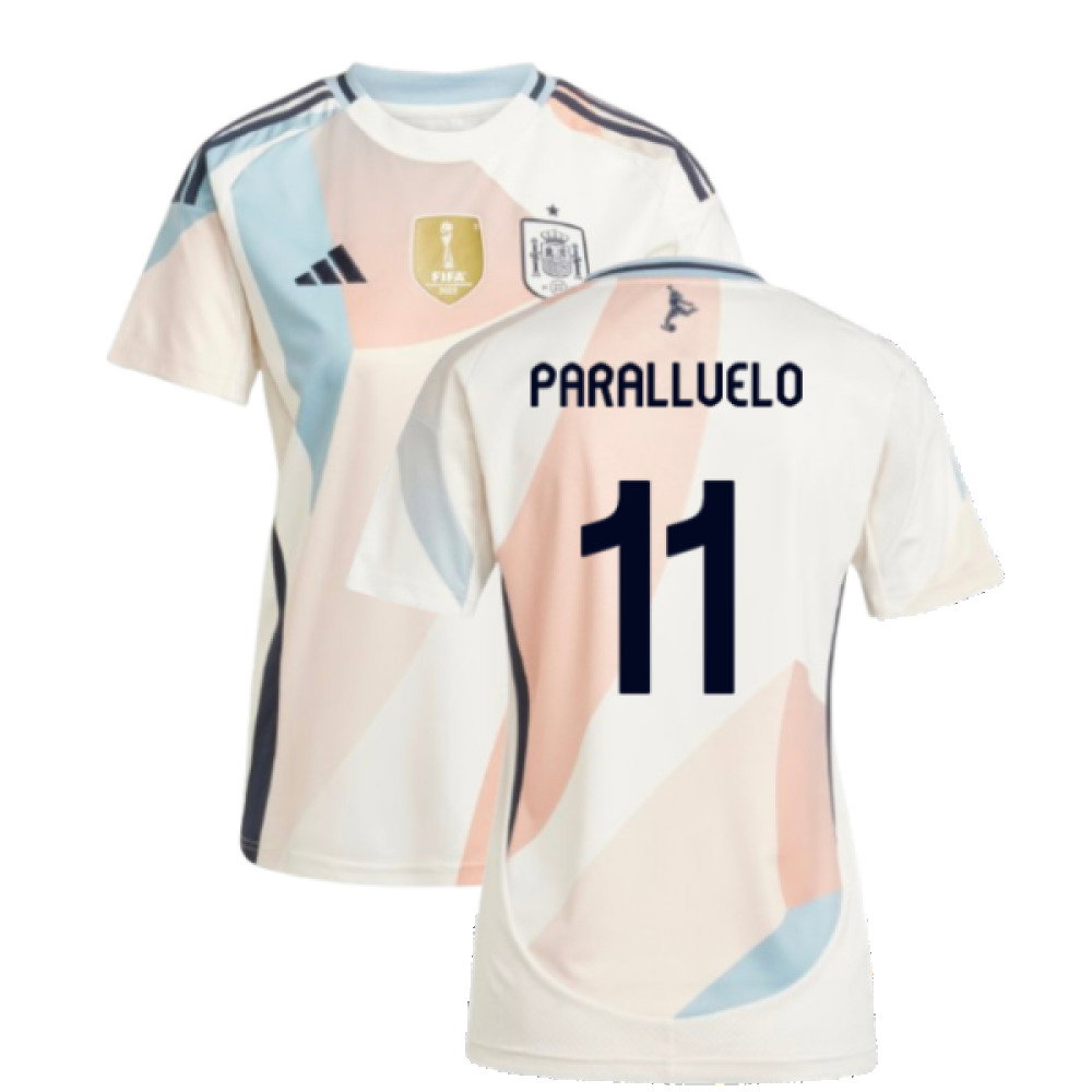 2025-2026 Spain Away Shirt (Womens) (Paralluelo 11)