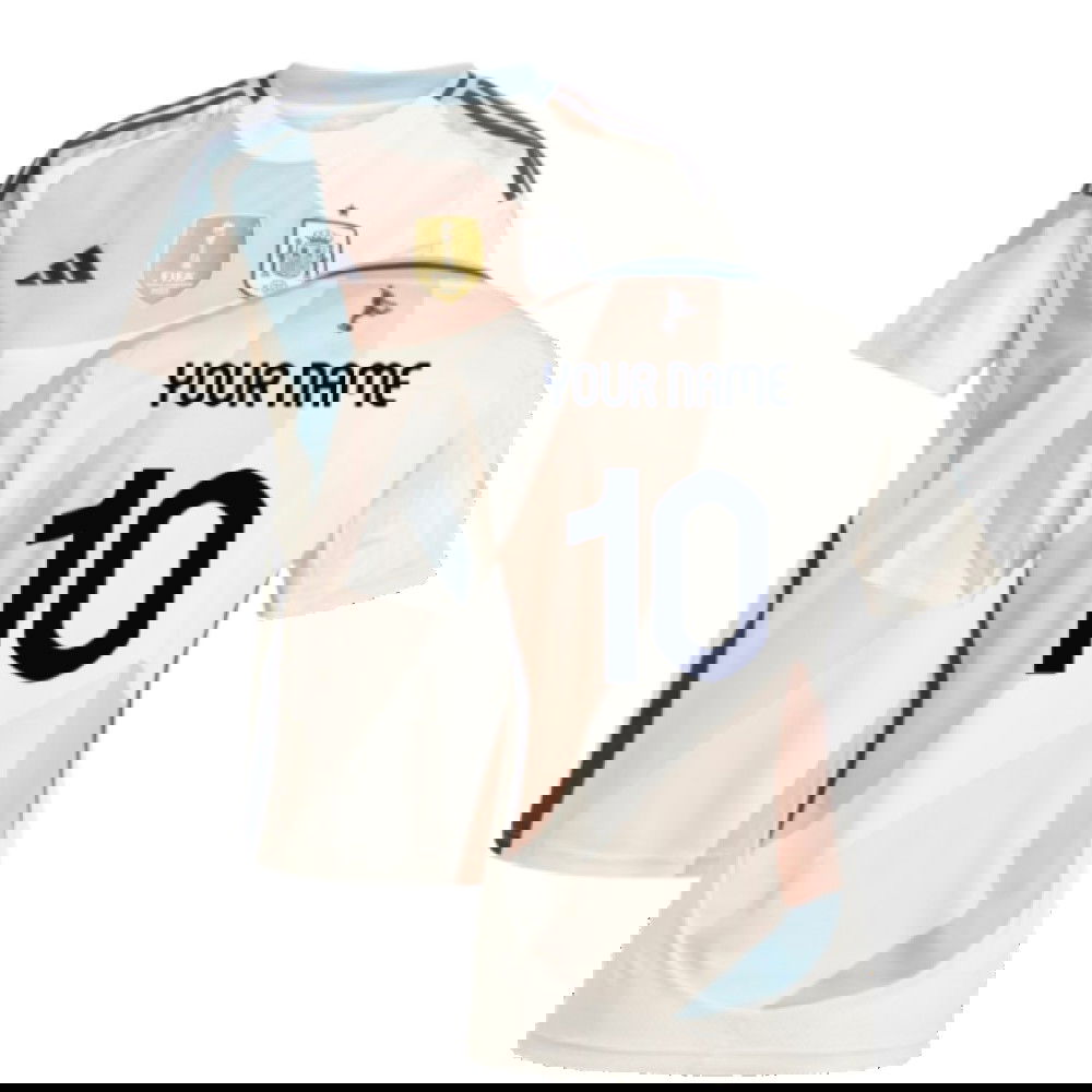 2025-2026 Spain Away Shirt (Womens) (Your Name)