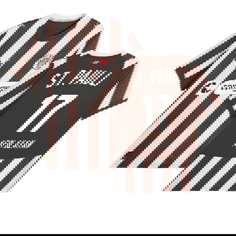 2025-2026 St Pauli Home Shirt (Afolayan 17)