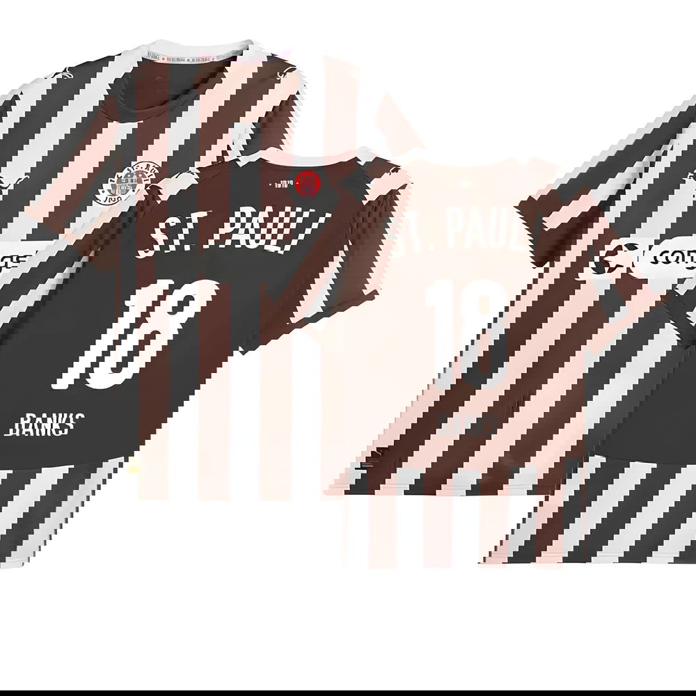 2025-2026 St Pauli Home Shirt (Banks 18)