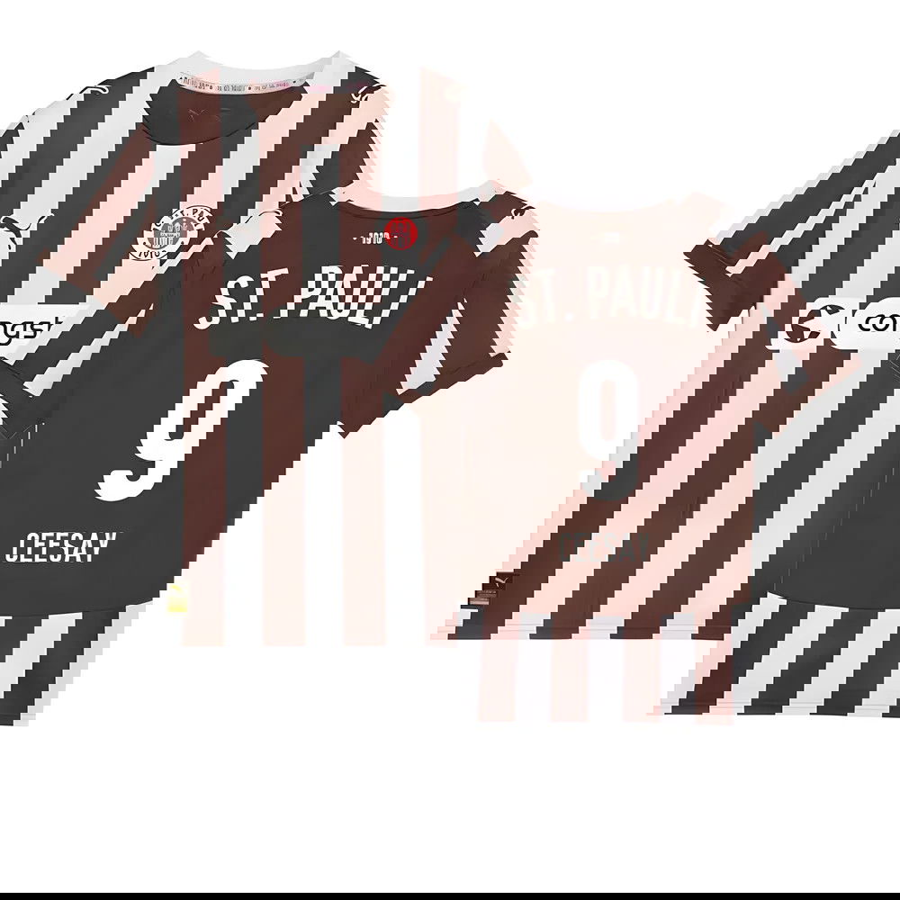 2025-2026 St Pauli Home Shirt (Kids) (Ceesay 9)