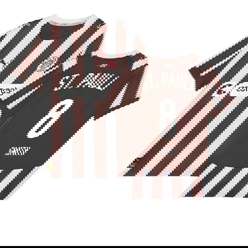 2025-2026 St Pauli Home Shirt (Kids) (Smith 8)