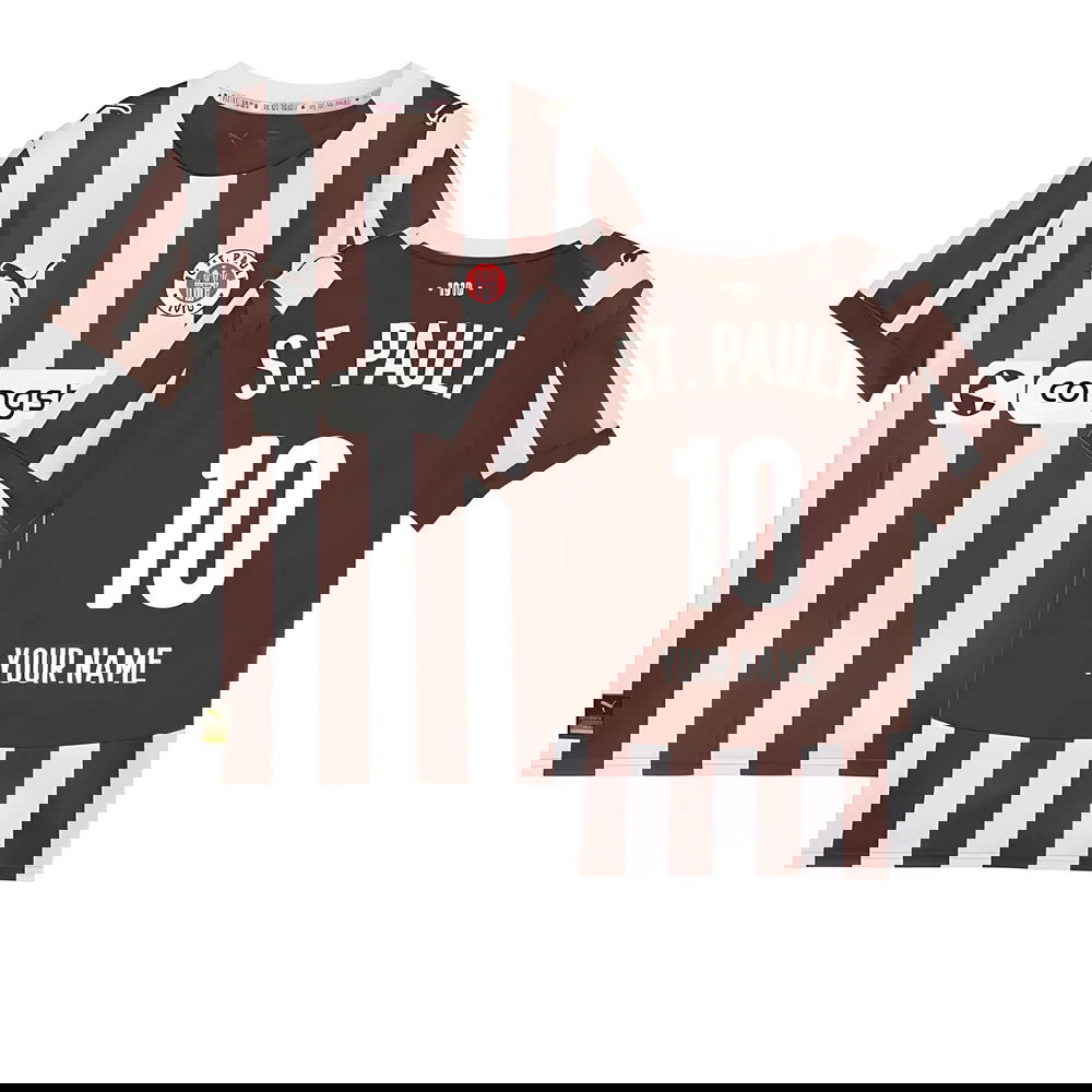 2025-2026 St Pauli Home Shirt (Kids) (Your Name)