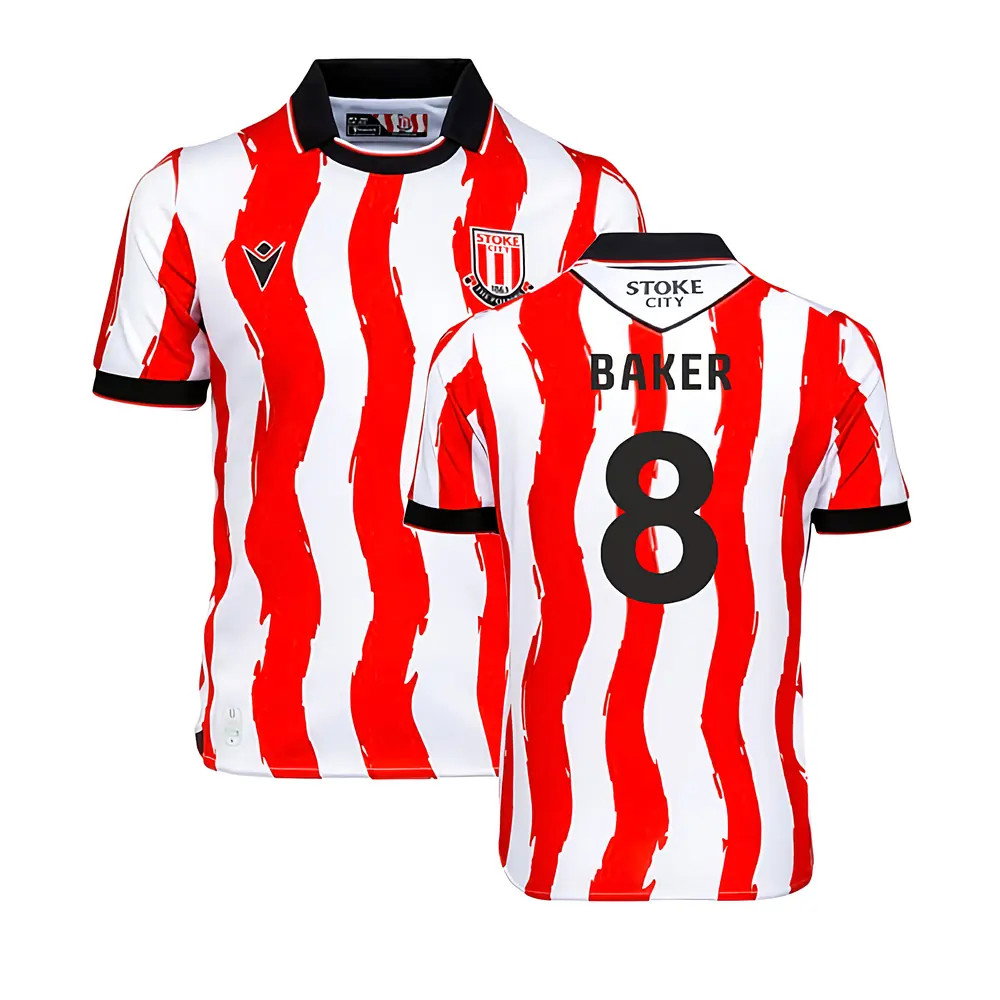 2025-2026 Stoke City Home Shirt (Kids) (Baker 8)