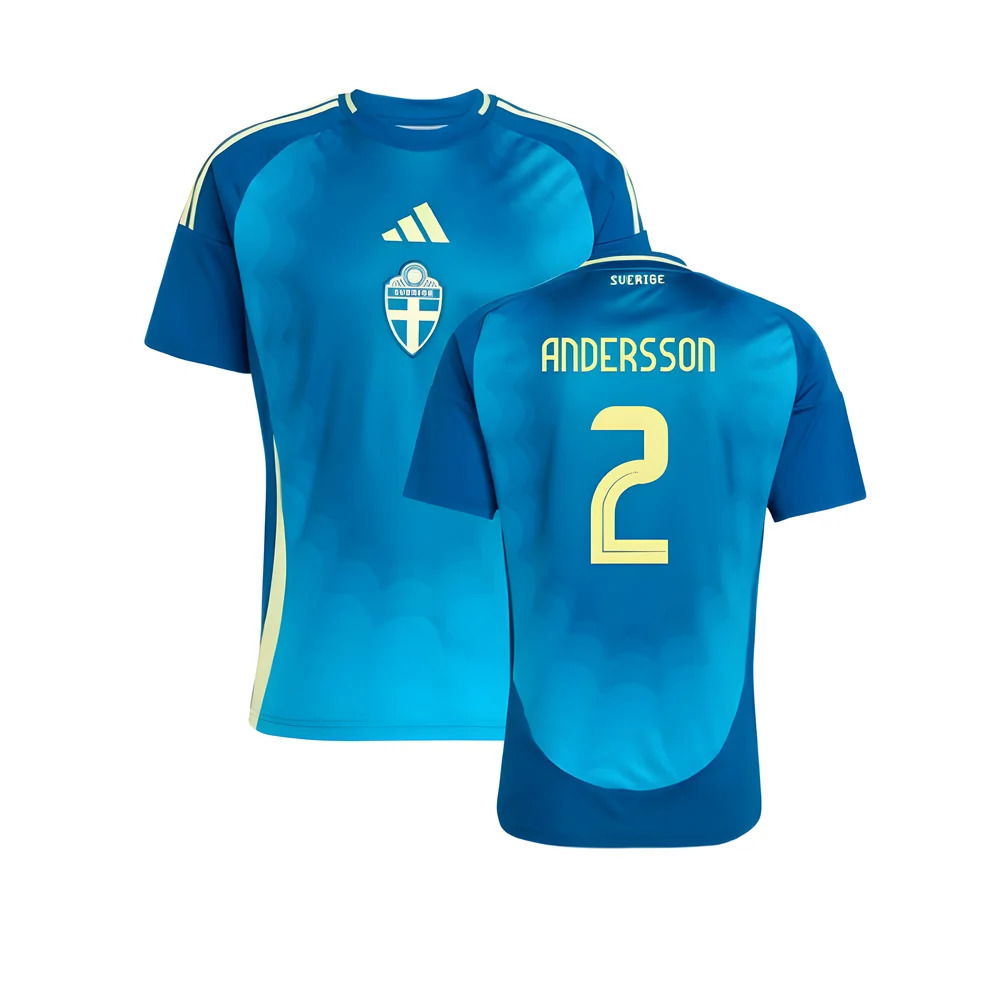 2025-2026 Sweden Womens Team Away Shirt (Unisex) (Andersson 2)