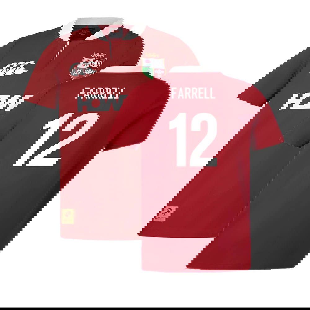 2025 British & Lions Classic SS Rugby Shirt (Farrell 12)